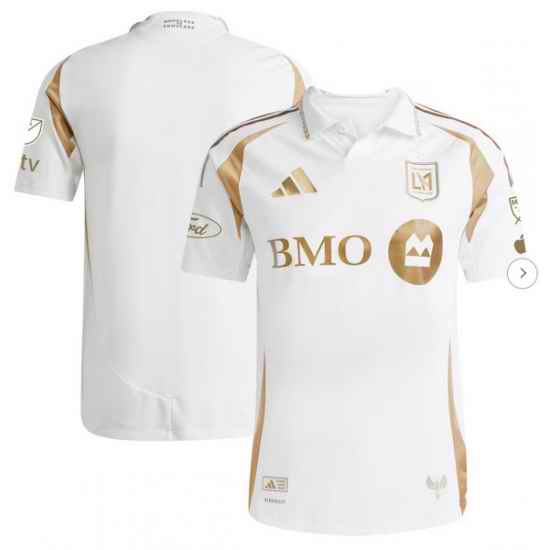 Mens LAFC adidas White 2025 Secondary Authentic Jersey